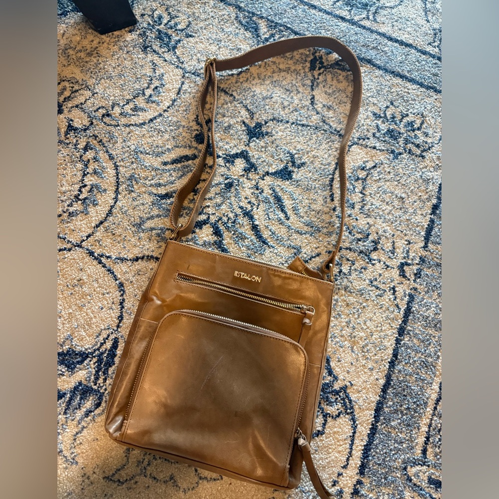 Estalon brown crossbody bag